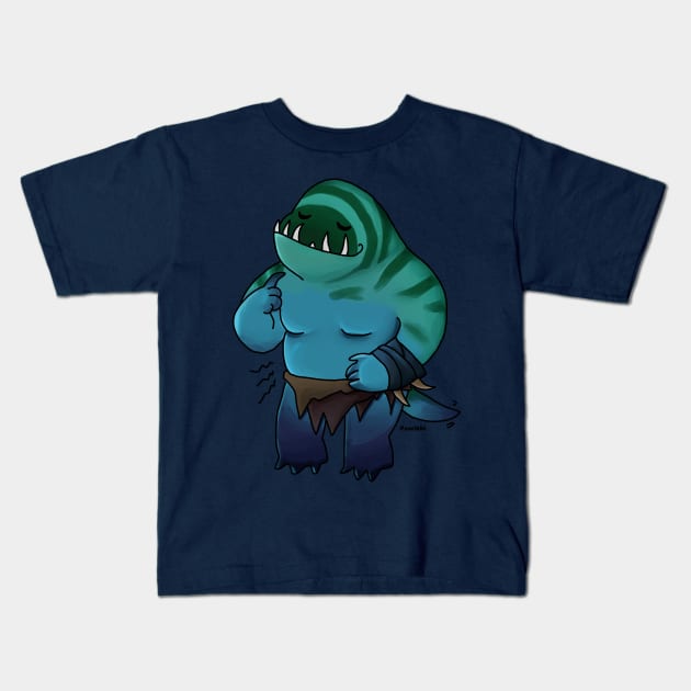 Dota 2 - Hungry Tidehunter Kids T-Shirt by giulia ashidani